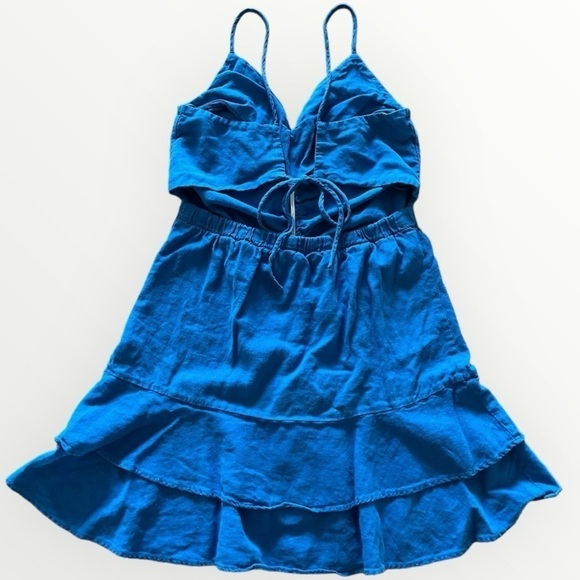Zara Royal Blue Ruffle Mini - Picture 6 of 8